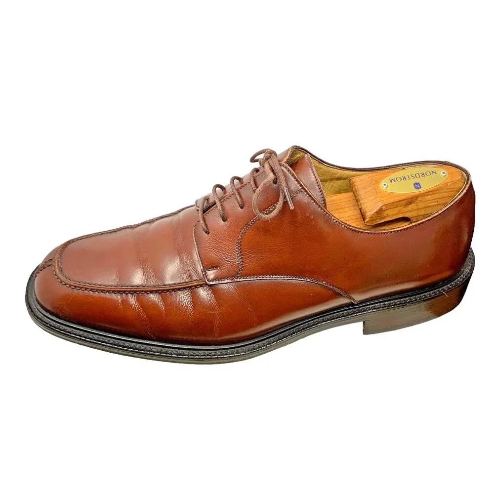 Cole Haan City‎ Calhoun Brown Leather Split Toe Dress Oxfords